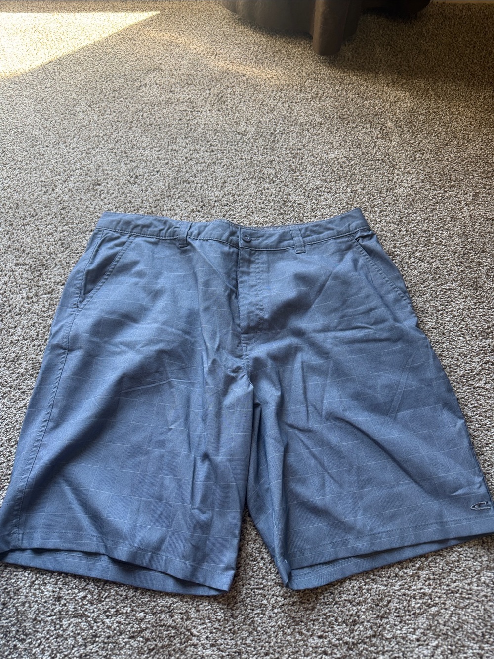 O'Neill Men's Slate Blue Flat Front Shorts